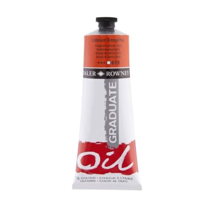 DALER ROWNEY GRADUATE OIL COLOUR 200ML CADMIUM ORANGE [HUE]