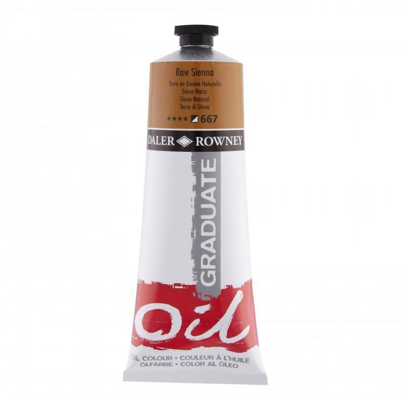 117200667.jpg GRADUATE OIL COLOUR 200ML RAW SIENNA - Image 1