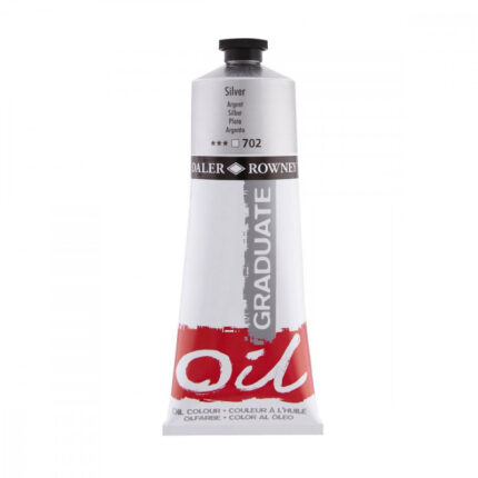 GRADUATE OIL COLOUR 200ML SILVER