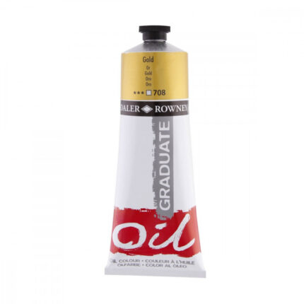 GRADUATE OIL COLOUR 200ML GOLD