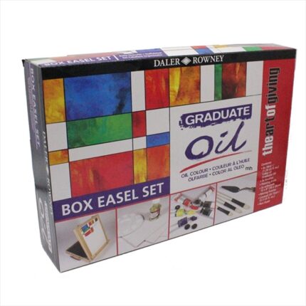 GRADUATE OIL BOX EASEL SET