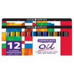 DALER ROWNEY GRADUATE OIL COLOUR 12X22ML SELECTION SET