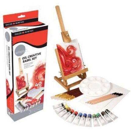 SIMPLY OIL CREATIVE EASEL 40PCS SET