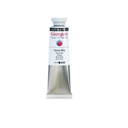 GEORGIAN WATER MIXABLE OIL COLOUR 37ML TITANIUM WHITE