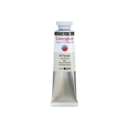 GEORGIAN WATER MIXABLE OIL COLOUR 37ML BUFF TITANIUM