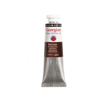 GEORGIAN WATER MIXABLE OIL COLOUR 37ML BURNT UMBER