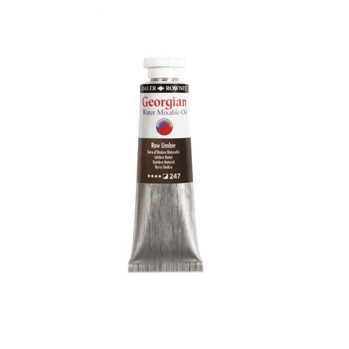 119037247.jpg GEORGIAN WATER MIXABLE OIL COLOUR 37ML RAW UMBER - Image 1