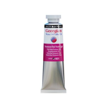 DALER ROWNEY GEORGIAN WATER MIXABLE OIL COLOUR 37ML PERMANENT RED VIOLET