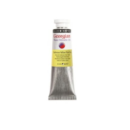 DALER ROWNEY GEORGIAN WATER MIXABLE OIL COLOUR 37ML CADMIUM YELLOW PALE [HUE]