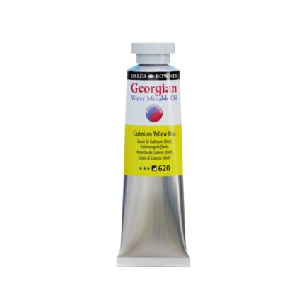 DALER ROWNEY GEORGIAN WATER MIXABLE OIL COLOUR 37ML CADMIUM YELLOW [HUE]