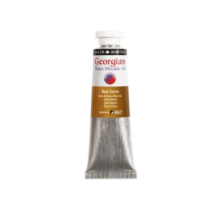 DALER ROWNEY GEORGIAN WATER MIXABLE OIL COLOUR 37ML RAW SIENNA