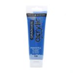 DALER ROWNEY GRADUATE ACRYLIC PAINT 120ML PRIMARY BLUE