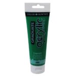 DALER ROWNEY GRADUATE ACRYLIC PAINT 120ML EMERALD GREEN