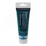 DALER ROWNEY GRADUATE ACRYLIC PAINT 120ML PHTHALO GREEN