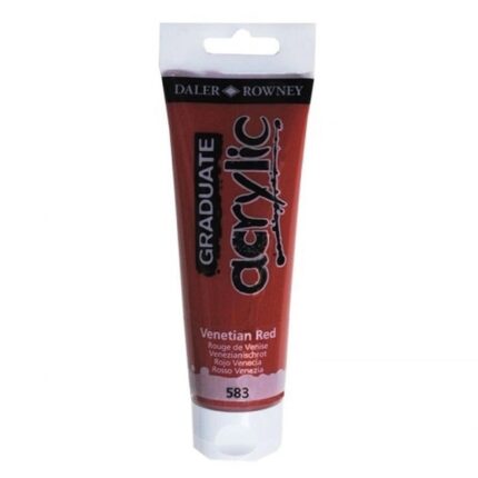 GRADUATE ACRYLIC 120ML VENETIAN RED