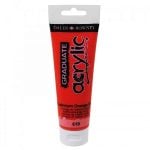 DALER ROWNEY GRADUATE ACRYLIC PAINT 120ML CADMIUM ORANGE [HUE]