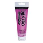 DALER ROWNEY GRADUATE ACRYLIC PAINT 120ML METALLIC PINK