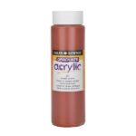 GRADUATE ACRYLIC 500ML BURNT SIENNA