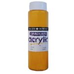DALER ROWNEY GRADUATE ACRYLIC PAINT 500ML GOLD [IMIT]