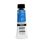 DALER ROWNEY CRYLA ARTISTS ACRYLIC PAINT 75ML [SERIES A] AZURE BLUE