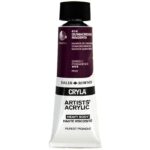 DALER ROWNEY CRYLA ARTISTS ACRYLIC PAINT 75ML [SERIES C] QUINACRIDONE MAGENTA