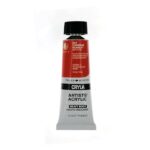 DALER ROWNEY CRYLA ARTISTS ACRYLIC PAINT 75ML [SERIES C] CADMIUM SCARLET