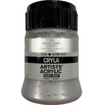 DALER ROWNEY CRYLA ARTISTS ACRYLIC PAINT 250ML [SERIES D] SILVER [IMIT]