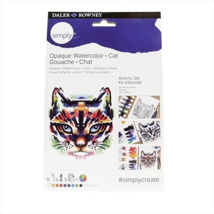 SIMPLY GOUACHE CAT ACTIVITY SET