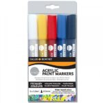 DALER ROWNEY SIMPLY ACRYLIC MARKER PRIMARY COLOURS SET 5PCS