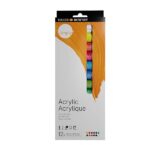 DALER ROWNEY SIMPLY ACRYLIC PAINT SET 12X12ML