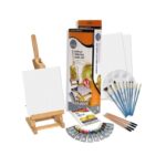 DALER ROWNEY SIMPLY ACRYLIC PAINT CREATIVE EASEL SET 43PCS - Image 2