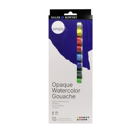 DALER ROWNEY SIMPLY GOUACHE PAINT SET 12X12ML