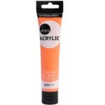 DALER ROWNEY SIMPLY ACRYLIC PAINT 75ML NEON ORANGE