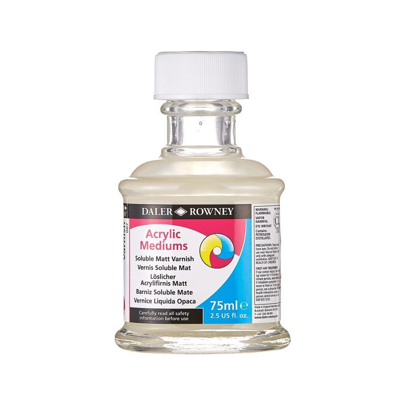 128075007.jpg 75ML DALER ROWNEY SOLUBLE VARNISH MATT ACRYLIC MEDIUM - Image 1