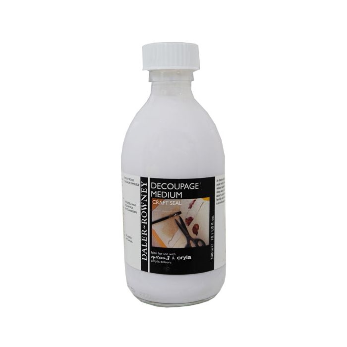 128300026.jpg 300ML DALER ROWNEY DECOUPAGE MEDIUM - Image 1