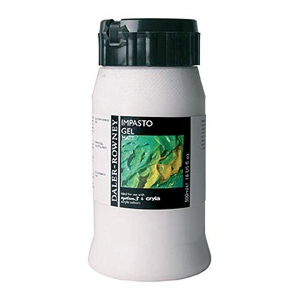 128500016.jpg 500ML DALER ROWNEY IMPASTO GEL MATT ACRYLIC MEDIUM - Image 1