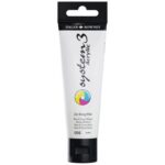 DALER ROWNEY SYSTEM3 ACRYLIC PAINT 59ML ZINC MIXING WHITE