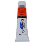 DALER ROWNEY SYSTEM3 ACRYLIC PAINT 75ML CADMIUM ORANGE LIGHT [HUE]
