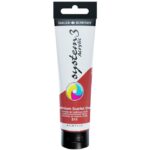 DALER ROWNEY SYSTEM3 ACRYLIC PAINT 150ML CADMIUM SCARLET [HUE]