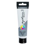 DALER ROWNEY SYSTEM3 ACRYLIC PAINT 150ML SILVER [IMIT]