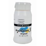 SYSTEM3 ACRYLIC 500ML TITANIUM WHITE