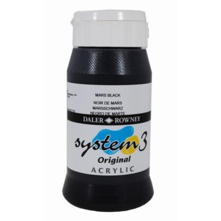 SYSTEM3 ACRYLIC 500ML MARS BLACK