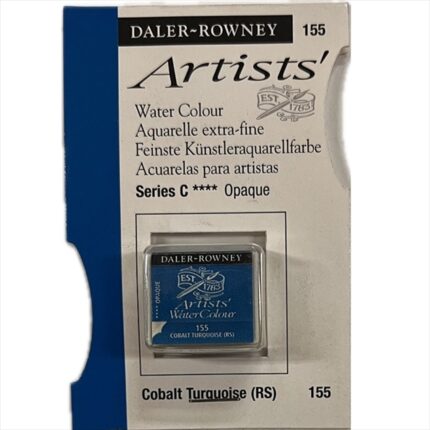 DALER ROWNEY ARTISTS WATERCOLOUR HP [SERIES C] COBALT TURQUOISE [RED SHADE]