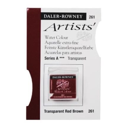 ARTISTS WATERCOLOUR HP TRANSPARENT RED BROWN A