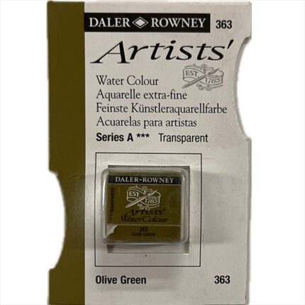 ARTISTS WATERCOLOUR HP OLIVE GREEN A