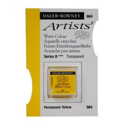 DALER ROWNEY ARTISTS WATERCOLOUR HP [SERIES B] PERMANENT YELLOW