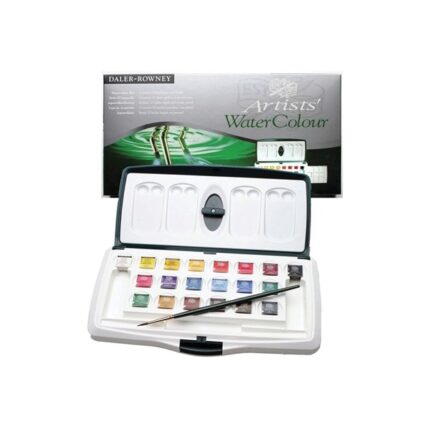ARTISTS WATERCOLOUR 20HP PLASTIC PALETTE BOX