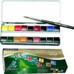 DALER ROWNEY ARTISTS WATERCOLOUR 18P MINIATURE METAL BOX L38