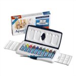 DALER ROWNEY AQUAFINE WATERCOLOUR 10X8ML PLASTIC PALETTE BOX SET