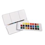 DALER ROWNEY AQUAFINE WATERCOLOUR PAINT 24HP TRAVEL SET - Image 2